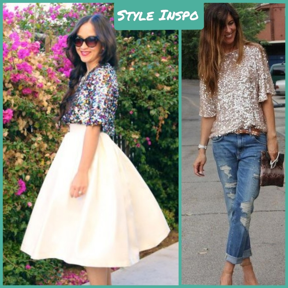 Sequined Party Top